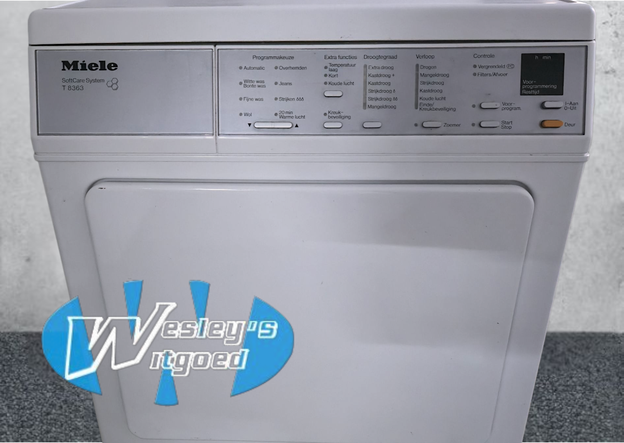 Miele T8363 Luchtafvoerdroger 6kg – Energieklasse C