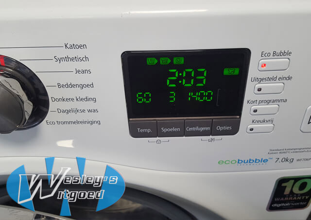 Samsung Eco bubble A+++ afbeelding