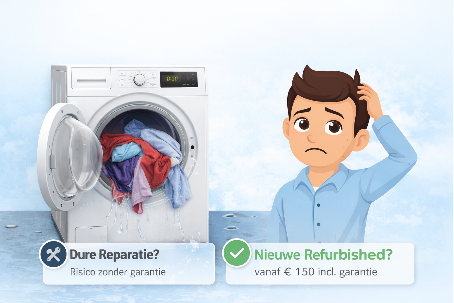 Wasmachine centrifugeert niet reparatie of vervangen